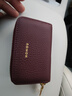 紅谷包包女包新款卡包女式小巧多卡位證件收納包牛皮生日禮物 酒紅 曬單實(shí)拍圖