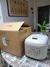 美的（Midea）電飯煲電飯鍋家用商用柴火飯多功能預約小型迷你煮飯2-3-4-5-8人大容量快煮飯不銹鋼內膽不易粘鍋 0涂層 3L 母嬰級316L不銹鋼內膽卡其灰偏白 曬單實(shí)拍圖