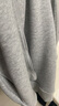 蕉內（Bananain）【劉浩存同款】非常服503Relax男女針織連帽休閑外套百搭顯瘦衛衣 【劉浩存同款】中麻灰 M 曬單實(shí)拍圖