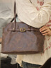 CHARLES&KEITH25秋新品大容量腰帶式手提單肩托特包生日禮物CK2-30271614 Distressed Coffee咖啡色 XL 曬單實(shí)拍圖
