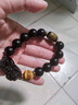 中國黃金（CHINA GOLD）招財貔貅手鏈男黑曜石手串男生日禮物送男友心經(jīng)護身符周年紀念日 招財貔貅心經(jīng)黑曜石手串-14mm 曬單實(shí)拍圖