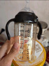 RIKZ吸管奶瓶一歲以上2歲3歲6個(gè)月ppsu大寶寶兒童鴨嘴防脹氣喝奶喝水 [吸管奶瓶] 330ml棕 吸嘴*2 曬單實(shí)拍圖