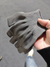 薄款點(diǎn)珠手套耐磨點(diǎn)膠男女騎行戶(hù)外運動(dòng)開(kāi)車(chē)觸屏漏二指手套 【灰色】120雙 曬單實(shí)拍圖