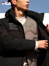 斐樂(lè )（FILA） 羽絨服男裝冬季保暖連帽運動(dòng)休閑長(cháng)袖加厚外套開(kāi)衫男裝上衣 正黑色-BK 2XL 185/104A 曬單實(shí)拍圖