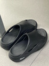 特步（XTEP）運動(dòng)拖鞋男士居家外穿涼鞋軟彈厚底沙灘涼拖鞋男 A028 正黑 42-43 曬單實(shí)拍圖
