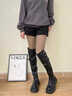 拾襪記波點(diǎn)光腿神器女秋冬款黑色絲襪顯瘦連褲襪加絨黑透膚打底褲 連襪-無(wú)絨（適合15-25°C） 均碼 （身高150-175CM，85-140斤） 曬單實(shí)拍圖