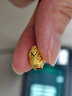 金小貅黃金轉運珠足金999橄欖車(chē)花珠手串路路通小金珠手鏈DIY玉珠配珠 1g,車(chē)花橄欖珠【多退少補】 曬單實(shí)拍圖