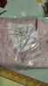 無(wú)印良品（MUJI）女式 無(wú)側縫雙層紗織 睡衣 家居服套裝  粉紅色條紋5A M 曬單實(shí)拍圖