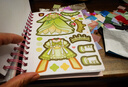 COOKSS女孩禮物公主換裝貼紙磁力安靜書(shū)玩具3-6-14歲女童diy生日禮物 曬單實(shí)拍圖
