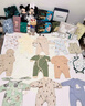 babylove嬰兒連體衣秋季純棉提花純色舒適寶寶哈衣新生兒爬服居家睡衣秋季 奶白色 59cm 曬單實拍圖