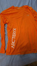 ARC'TERYX始祖鳥(niǎo) NORVAN DOWNWORD LOGO LS 透氣 男子 速干長(cháng)袖T恤 Verve/躍動(dòng)橙 L 曬單實(shí)拍圖