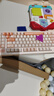 聯(lián)想（Lenovo）K2有線輕音鍵盤 機(jī)械手感 消音結(jié)構(gòu)95鍵 混彩燈效 人體工學(xué) 音量旋鈕 有線辦公鍵盤 拼色 石英粉 曬單實(shí)拍圖