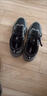 特步跑鞋秋季皮面防水厚底耐磨男鞋戶(hù)外旅游休閑鞋子減震輕便運動(dòng)鞋 黑/煙灰色 -皮面防水 41 曬單實(shí)拍圖