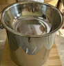 加厚加深不銹鋼過(guò)濾湯桶帶漏盆過(guò)濾桶過(guò)濾盆火鍋店過(guò)濾專(zhuān)用桶套裝 60湯桶+配套漏盆（漏盆小孔2.5毫米） 曬單實(shí)拍圖