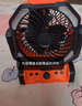 SYOURAN戶(hù)外露營(yíng)風(fēng)扇充電風(fēng)扇超長(cháng)續航大風(fēng)力野外帳篷垂釣魚(yú)大容量鋰電池宿舍用桌面充電寶三合一無(wú)線(xiàn)便攜 軍綠色【2萬(wàn)毫安/搖頭定時(shí)/照明/充電寶】多用途 曬單實(shí)拍圖