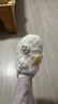 利達妮（TZLDN）包跟棉拖鞋女秋冬季2025新款孕婦月子鞋室內家居防滑保暖毛絨棉鞋 白色【可愛(ài)飯團】 40-41 【適合39-40】 曬單實(shí)拍圖