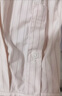 優(yōu)衣庫女裝全棉條紋襯衫/長(cháng)袖襯衣薄外套25秋冬新款479079 10 水粉色 S /155/80A 曬單實(shí)拍圖