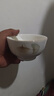 高顏值家用銀杏時(shí)光米飯碗大面碗陶瓷餐具家用新骨瓷陶瓷碗 銀杏時(shí)光 4.5英寸2碗2白勺 曬單實(shí)拍圖