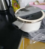 康巴赫（KBH）琺瑯鍋微壓煲湯鍋家用無(wú)涂層燉鍋 微壓湯鍋 新版微壓湯鍋【珍珠白】 23.4cm 5.5L 曬單實(shí)拍圖