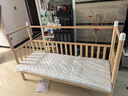 愛(ài)果樂(lè )（IGROW）拼接床加寬嬰兒床實(shí)木大人可睡延邊可調高度櫸木床邊床1.5*0.6m 曬單實(shí)拍圖