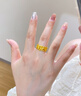 瑞諾黃金喜鵲登梅戒指女新款足金999復古設計感指環(huán)生日禮物送女友 勿拍/精美包裝定金 曬單實(shí)拍圖