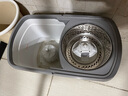 大衛旋轉拖把36cm桿伸縮99-127cm 4頭加厚拖布  D10雙驅動(dòng)免手洗 曬單實(shí)拍圖