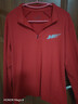 喬丹飛影長(cháng)袖男t恤秋冬季透氣速干衣田徑馬拉松跑步運動(dòng)外套上衣 錦鯉紅 2XL 曬單實(shí)拍圖