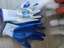 星工勞保手套膠皮丁腈浸膠手套加厚耐磨防滑掛膠手套工地汽修建筑12付XGS-J9 曬單實(shí)拍圖