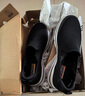 斯凱奇（Skechers）男鞋秋季透氣網(wǎng)面健步鞋輕便一腳蹬運動(dòng)休閑鞋子 BLK黑色 41 曬單實(shí)拍圖