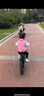 鳳凰兒童自行車(chē)男女小孩初學(xué)鎂合金輔助輪單車(chē) 法拉利 18寸一體輪碟剎 曬單實(shí)拍圖
