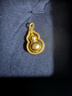 中鑫珠寶福來運轉(zhuǎn)古法黃金葫蘆吊墜旋轉(zhuǎn)葫蘆掛墜足金999項鏈男女 8.84g 曬單實拍圖