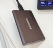 三星（SAMSUNG）1TB Type-c USB 3.2 移動(dòng)固態(tài)硬盤(pán)（PSSD） T7 灰色 NVMe讀速1050MB/s 手機直連筆記本外接 曬單實(shí)拍圖