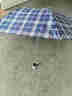天堂傘雨傘經(jīng)典格子商務(wù)晴雨傘折疊英倫格子傘三折男女通用傘 經(jīng)典藍色格子 曬單實(shí)拍圖