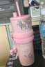 世大家明星同款保溫杯女士水杯送女朋友友老婆生日伴手禮物大容量吸管杯 曬單實拍圖