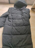 波司登（BOSIDENG）25新款羽絨服女款過(guò)膝長(cháng)款90絨顯瘦連帽保暖騏驥紅外套新年本命年 黑色8056 【趨勢推薦】 M 165/88A 體重約110-120斤 曬單實(shí)拍圖