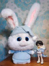 迪士尼（DISNEY）fictus兔老大玩偶愛(ài)寵大機密snowball毛絨玩具娃娃小兔子玩偶公仔 兔老大睡衣款可脫【品質(zhì)保證】  50cm 曬單實(shí)拍圖