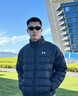 安德瑪（UNDERARMOUR）UA秋冬Legend男子600蓬輕質(zhì)運動(dòng)休閑長(cháng)款羽絨服1385839 黑色001 XL 曬單實(shí)拍圖