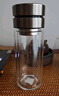 希諾雙層玻璃杯男茶水分離杯高檔泡茶杯子車載水杯XN-9338本色 290mL 曬單實拍圖