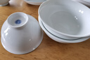 景德鎮官方陶瓷碗白瓷碗家用套裝飯碗泡面碗盤(pán)子碗筷餐具喬遷搬家禮物 【經(jīng)典純白】月白-7英寸月光湯盤(pán)*2 曬單實(shí)拍圖