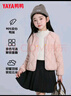 鴨鴨兒童輕薄羽絨服男女童秋冬新款學(xué)生內膽裝校服神器內搭外穿KX 曬單實(shí)拍圖