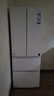 海爾（Haier）冰箱342升一級雙變頻風(fēng)冷無(wú)霜雙開(kāi)門(mén)四門(mén)法式多門(mén)三檔變溫超薄可嵌入Leader系列家用家電國家補貼 342升冰雪白+1級雙變頻+黑金凈味+冷藏三檔變溫 曬單實(shí)拍圖