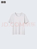 優(yōu)衣庫女裝SUPIMA COTTON圓領(lǐng)T恤短袖打底內搭新款474408 09 黑色 L /160/88A 曬單實(shí)拍圖