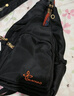 伊梵絡(luò )尼龍布斜挎胸包女2025新款時(shí)尚運動(dòng)輕便雙肩包大容量百搭通勤包 黑色 曬單實(shí)拍圖