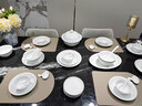 YMZROC景德鎮正宗白瓷玲瓏碗盤(pán)餐具整套輕奢高顏值碗碟套裝家用喬遷禮物 【升級款10人位】70件丨定制錦盒 曬單實(shí)拍圖