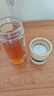 京東京造 玻璃杯 全能茶水分離杯 泡茶杯雙層泡茶分離杯子男士月光銀330ml 曬單實(shí)拍圖