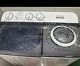 奧克斯（AUX）洗衣機半自動(dòng)家用雙缸雙桶大容量小型租房宿舍波輪雙杠強力去污省水電 【國補】13公斤【洗8公斤+脫5公斤】黑色 曬單實(shí)拍圖