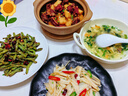 阿一波蛋花湯芙蓉鮮蔬速食紫菜蔬菜沖泡即食菠菜速溶湯料包三口味120g 曬單實(shí)拍圖
