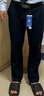 G2000【柔軟舒適】商場(chǎng)同款針織面料百搭休閑褲長(cháng)褲 靛藍 33  曬單實(shí)拍圖