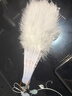 東之天地 古風(fēng)羽毛扇旗袍女走秀折扇漢服黑色蕾絲扇子舞蹈扇復古拍照道具 白色雙面蕾絲扇1把送吊墜 曬單實(shí)拍圖
