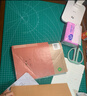 得力(deli)A2耐用PVC切割墊板桌墊/鼠標墊/書(shū)寫(xiě)墊 超大號可水洗手工桌面刻板裁紙美工墊  綠色78402 曬單實(shí)拍圖